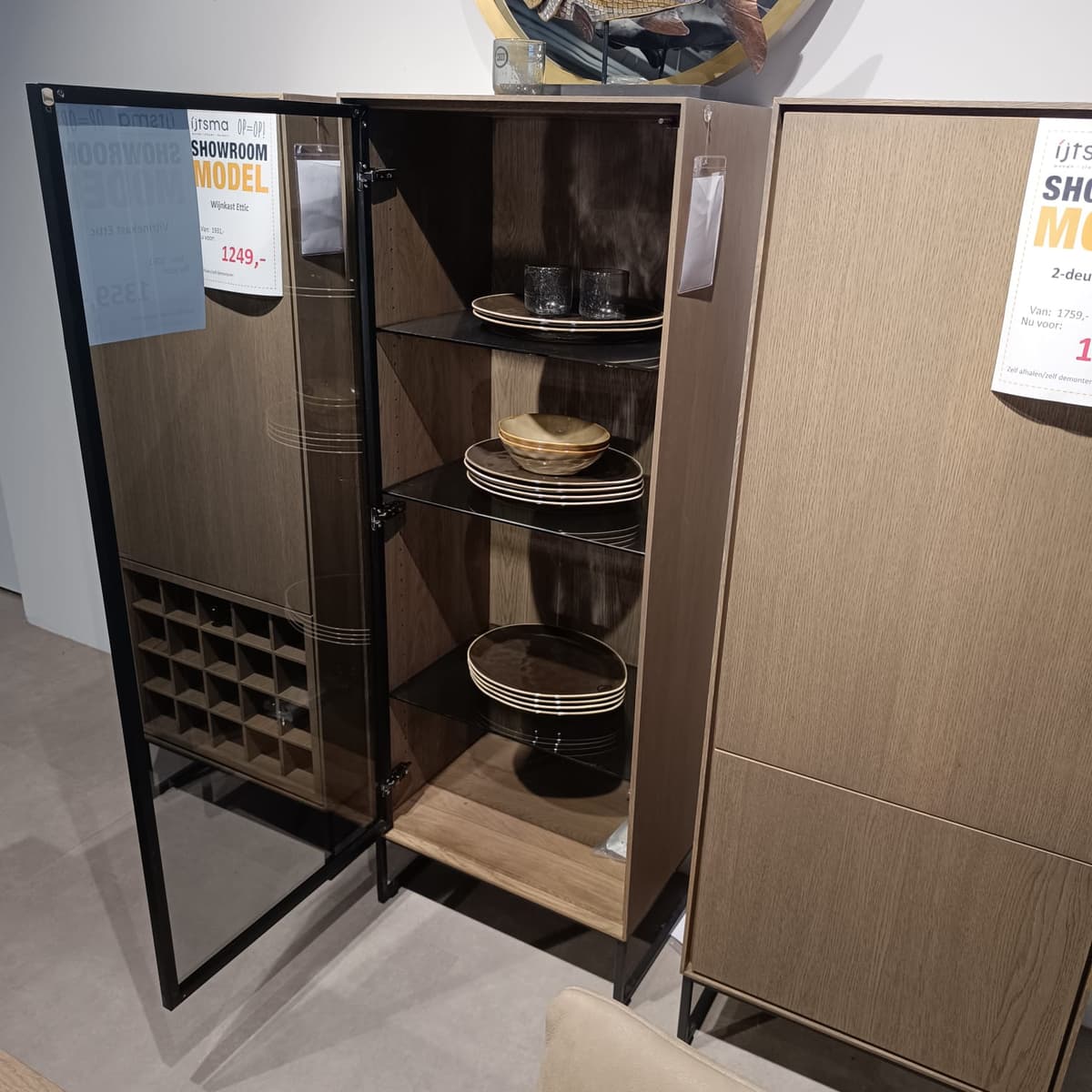 Showroommodel Glazenkast Ettic - 2