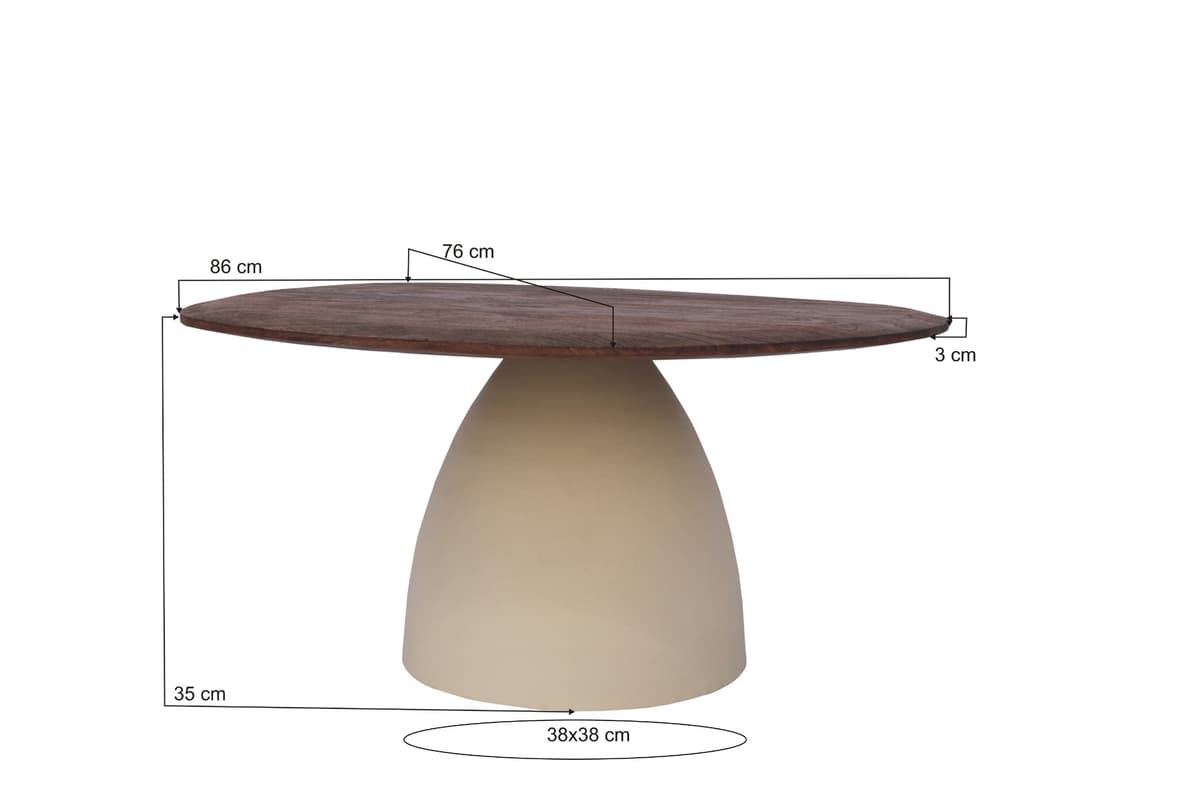 Salontafel Marry 86 cm - 5