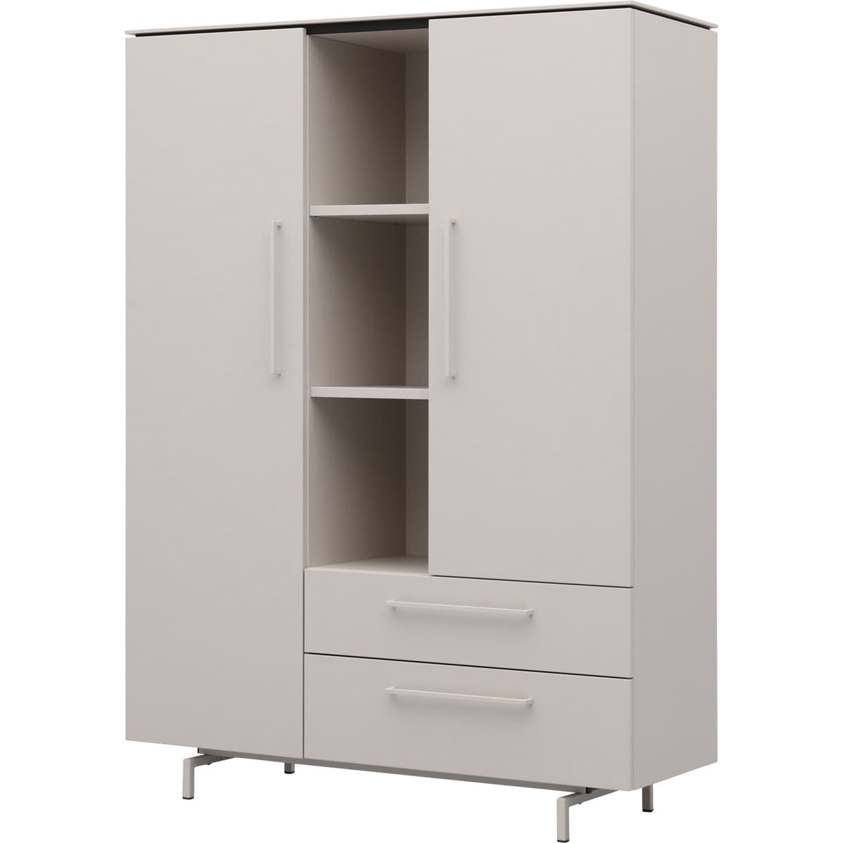 Wandkast Senna 2 deurs, 3 laden, 3 vakken - 3