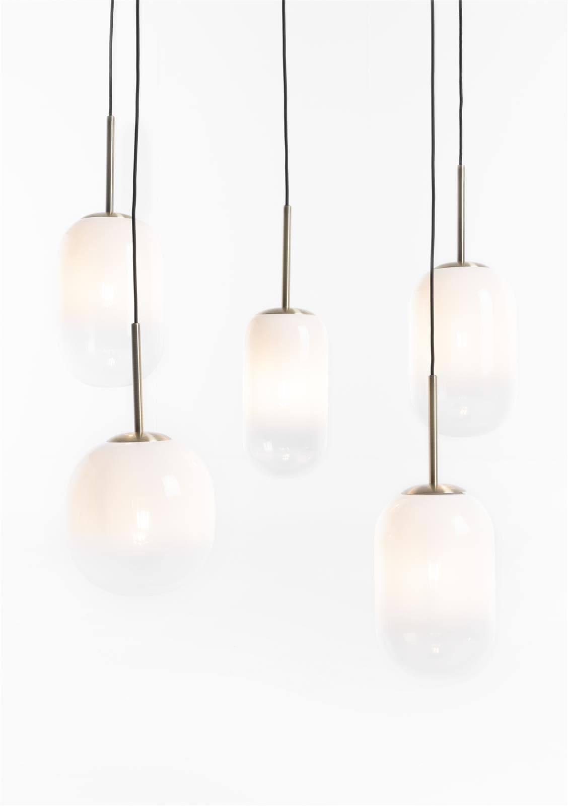 Milky hanglamp 5*e27 Coco Maison - 1