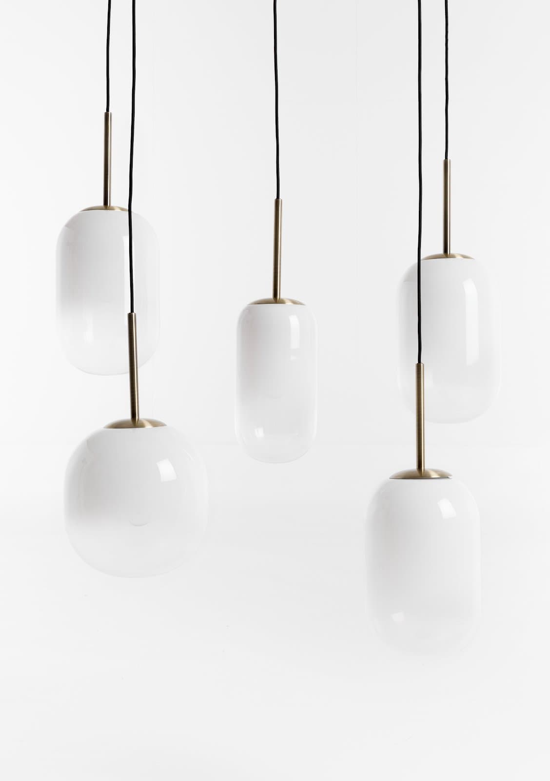 Milky hanglamp 5*e27 Coco Maison - 11