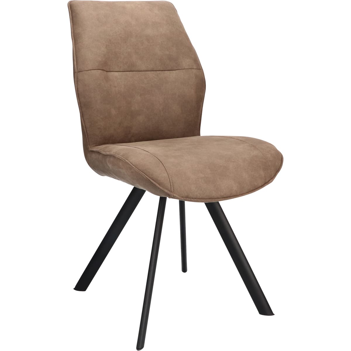 Eetkamerstoel Jaël zonder arm Stone - 1