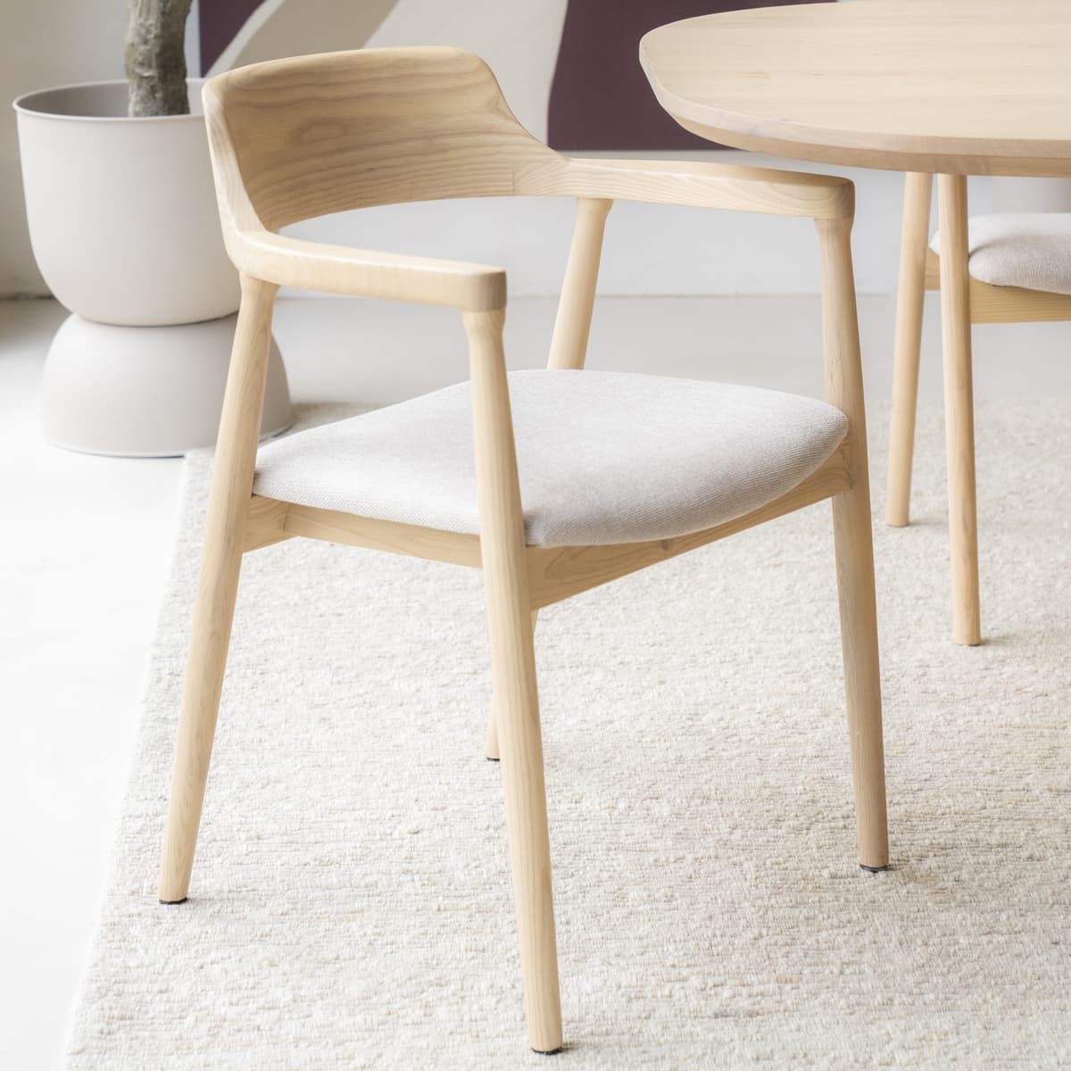 Eetkamerstoel Yorick Naturel - 1