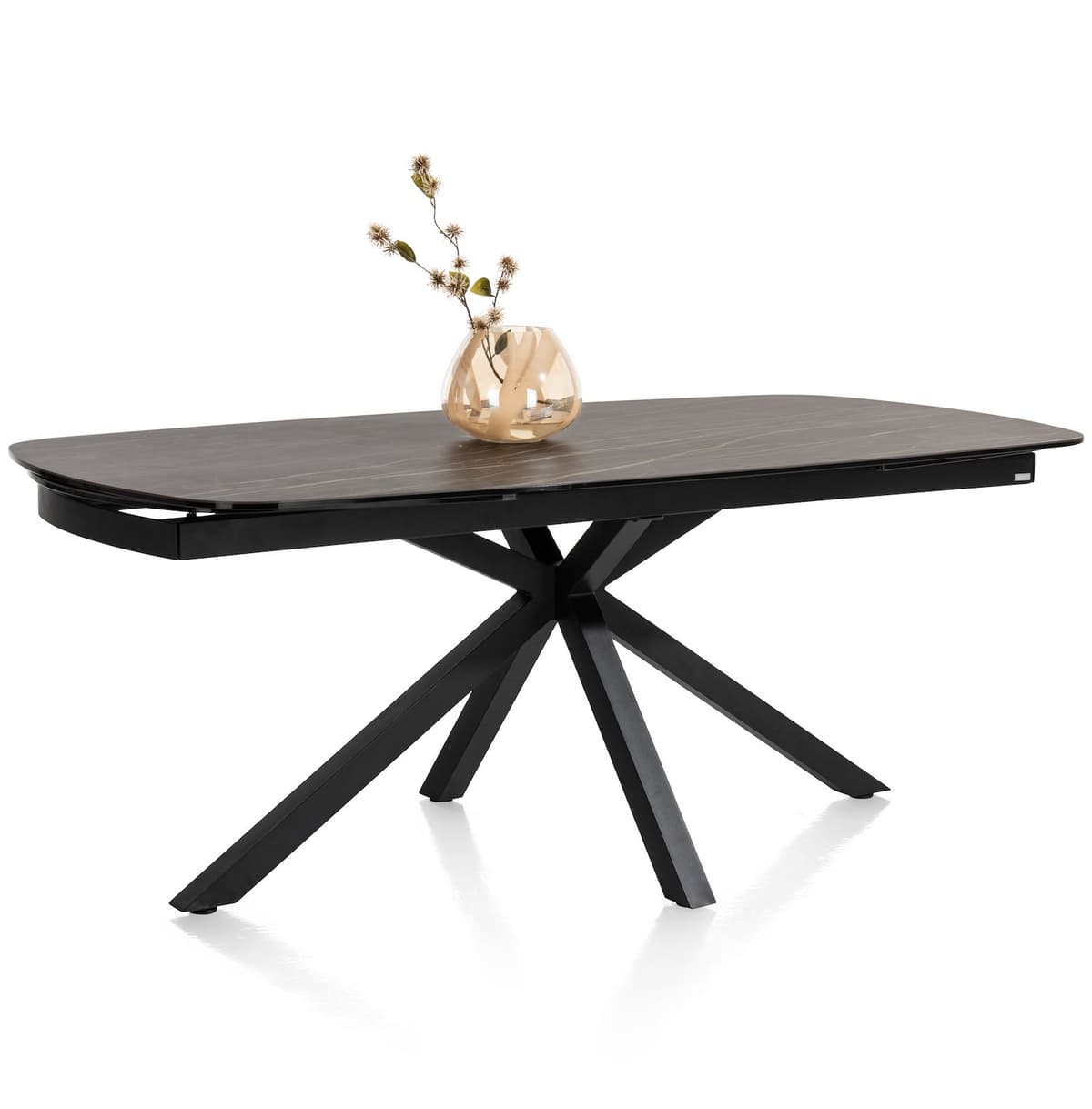 Tafel 200x100(+2x50) Montello zwart - 6