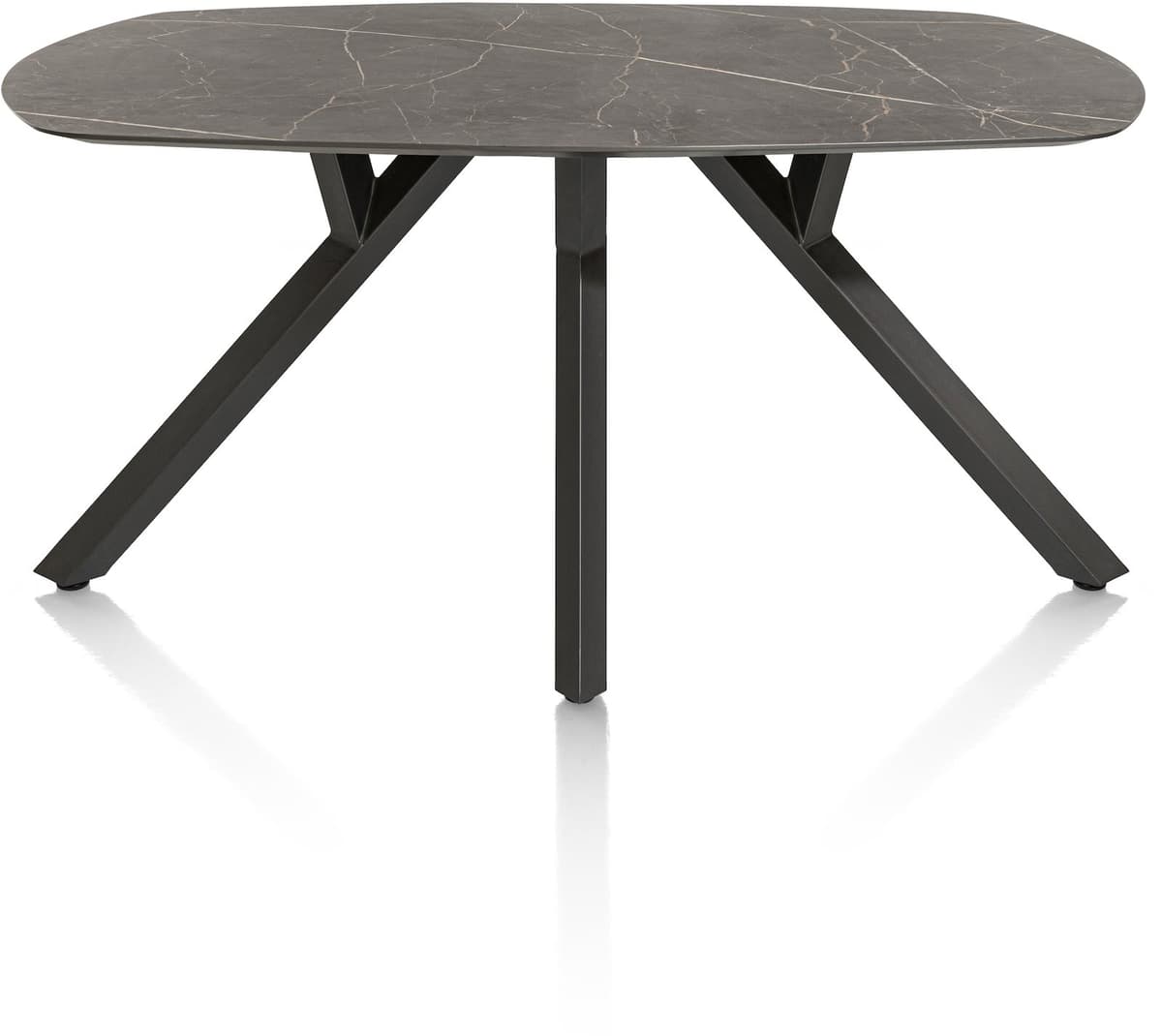 Tafel 200x105cm ovaal Minato Onyx - 1