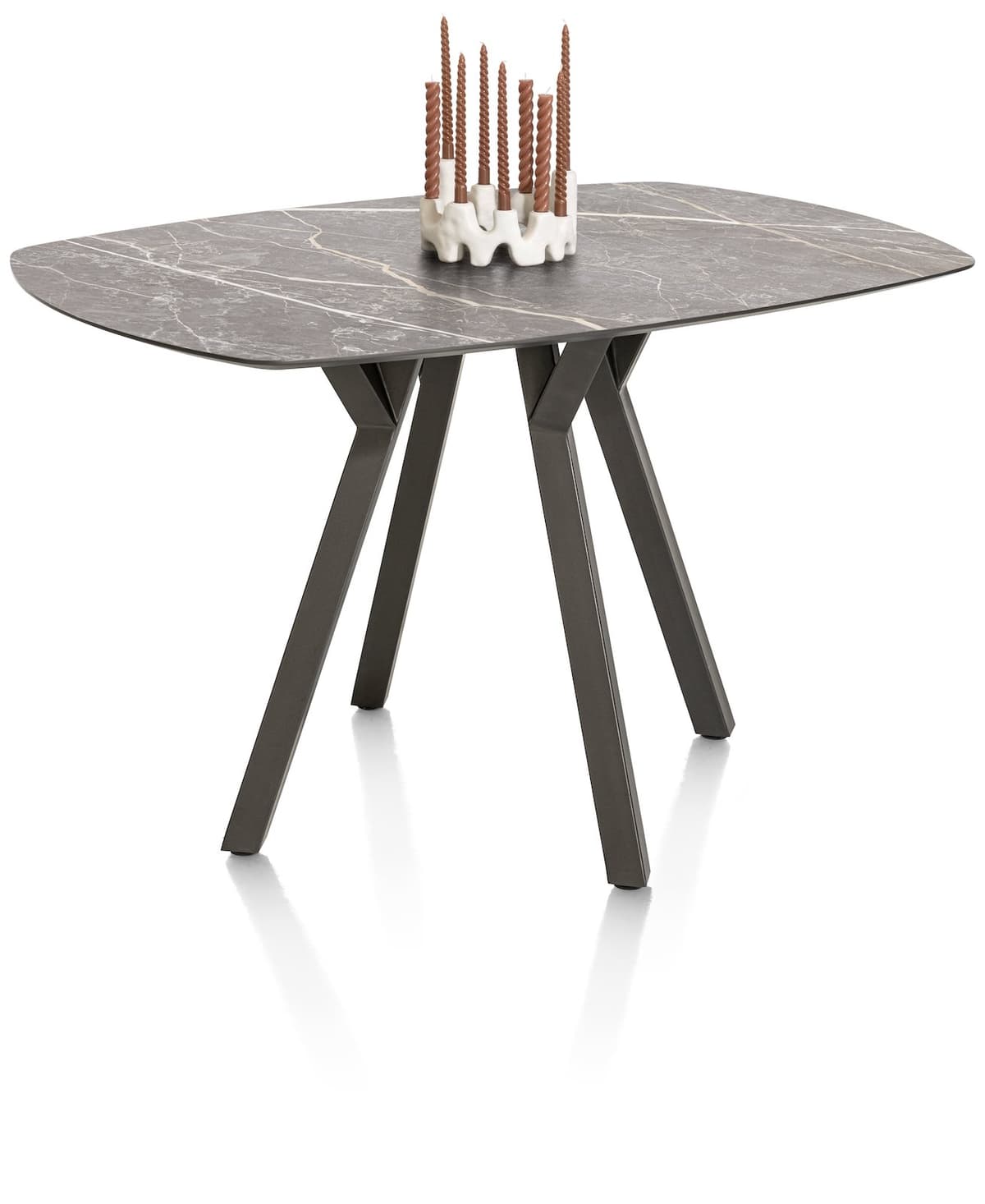 Bar tafel 150x105 ovaal Minato Lichtgrijs - 2