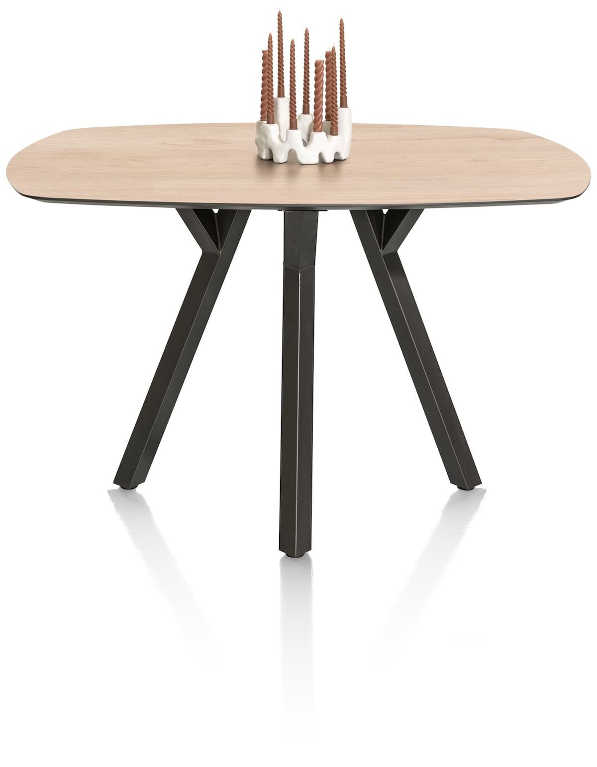 Bar tafel 150x105 ovaal Minato Light Natural Oak - 1