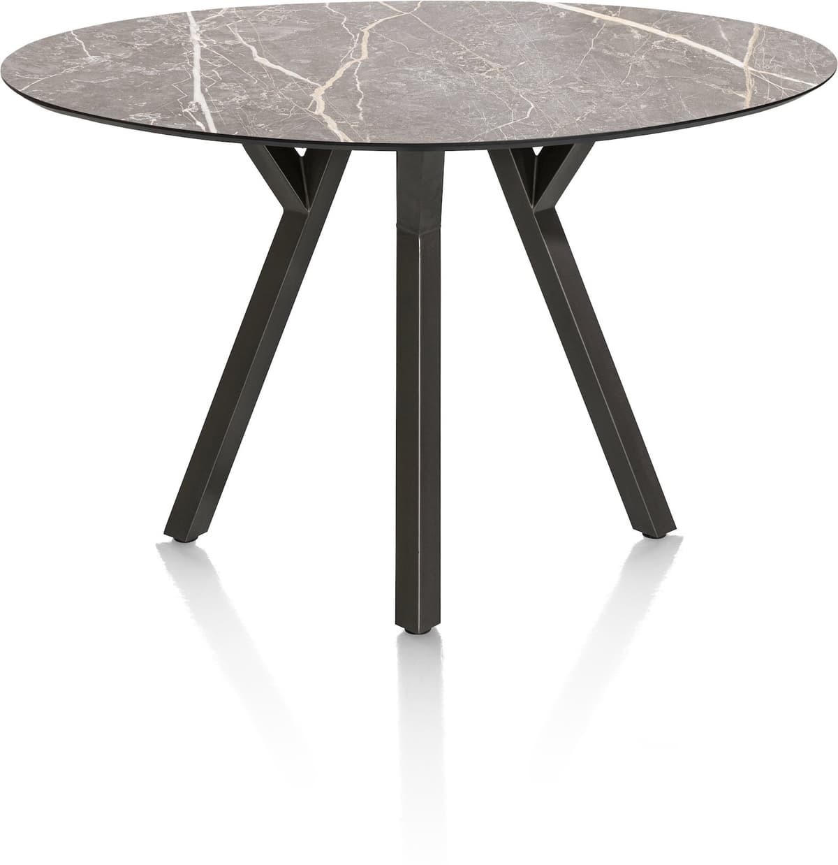 Bartafel 180x100 ellips Minato Lichtgrijs - 2