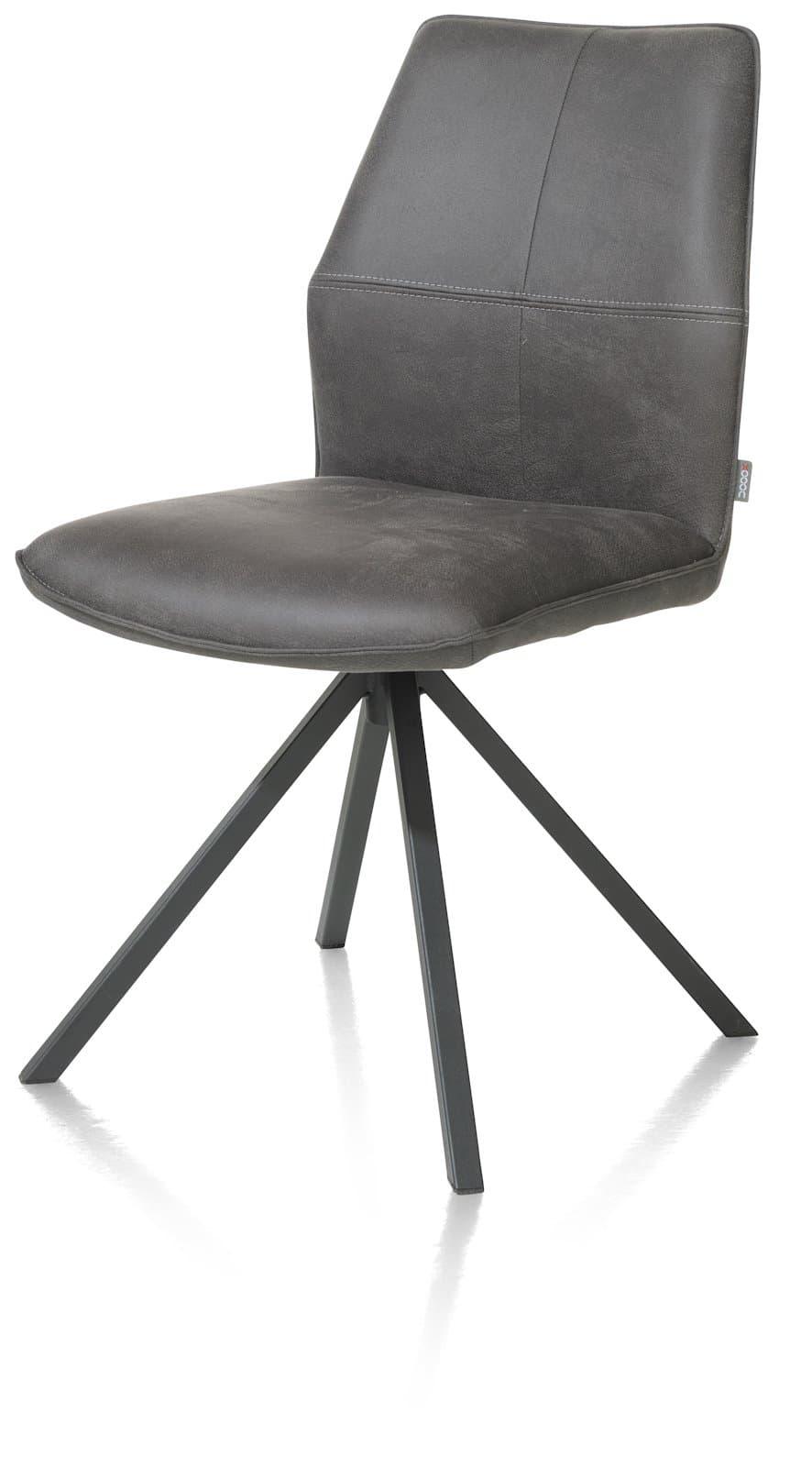 Stoel franky/taurus/draai/gree Franky off black - 2