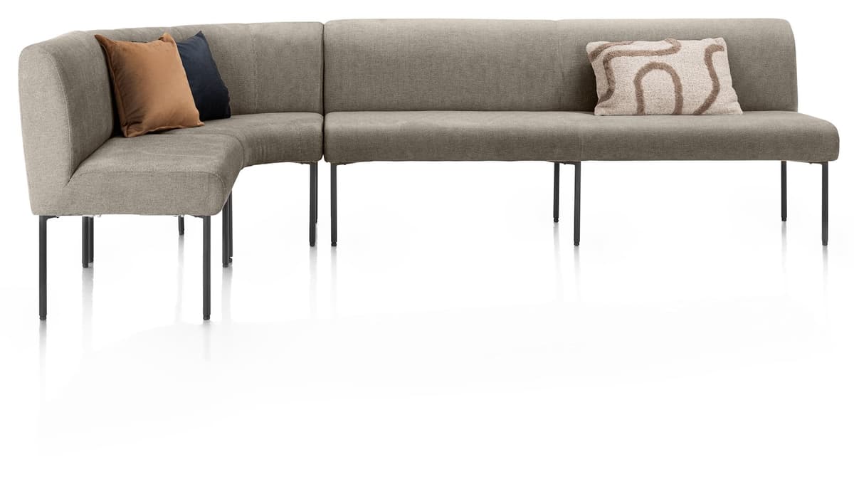 Eetkamerbank 80cm livi Reverso Pocket bruin - 3