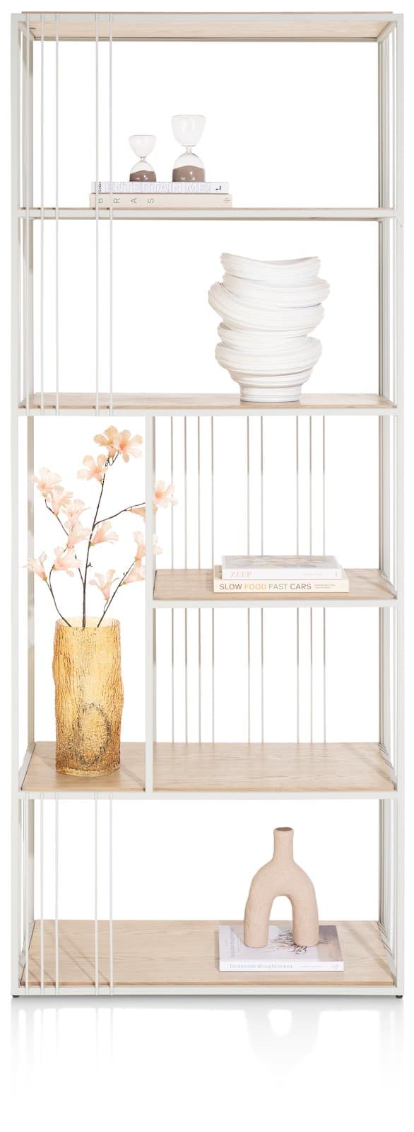 Roomdivider 80x200x40 Niora Silk grey - 1