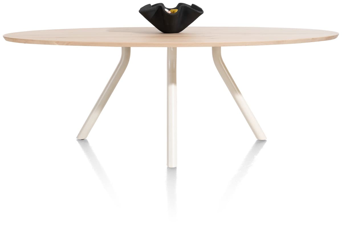 Tafel ellips 250x110 cp Arvada Nebbia poot Naturel Nebbia - 3