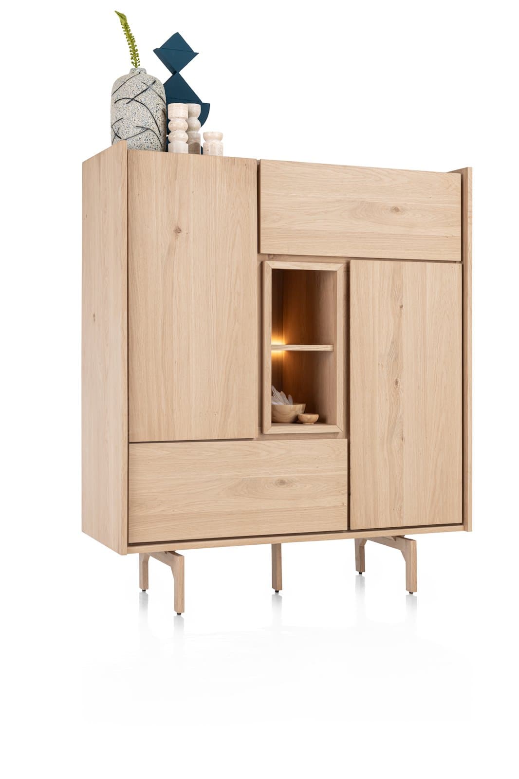 Highboard 2d+2l+2n led Valgard - 2