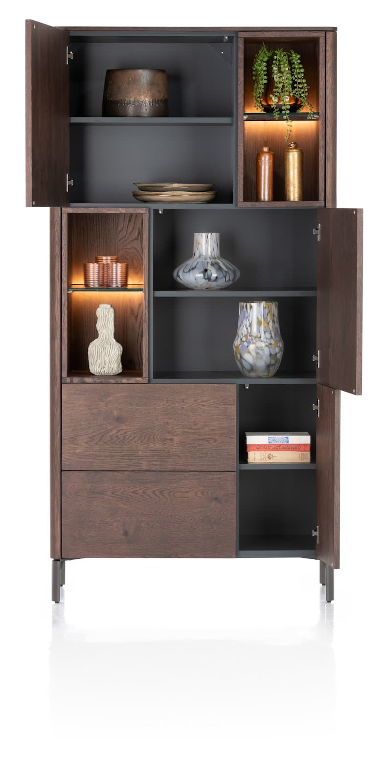 Bergkast 95cm 3d+2l+4n Trenton Clay - 3