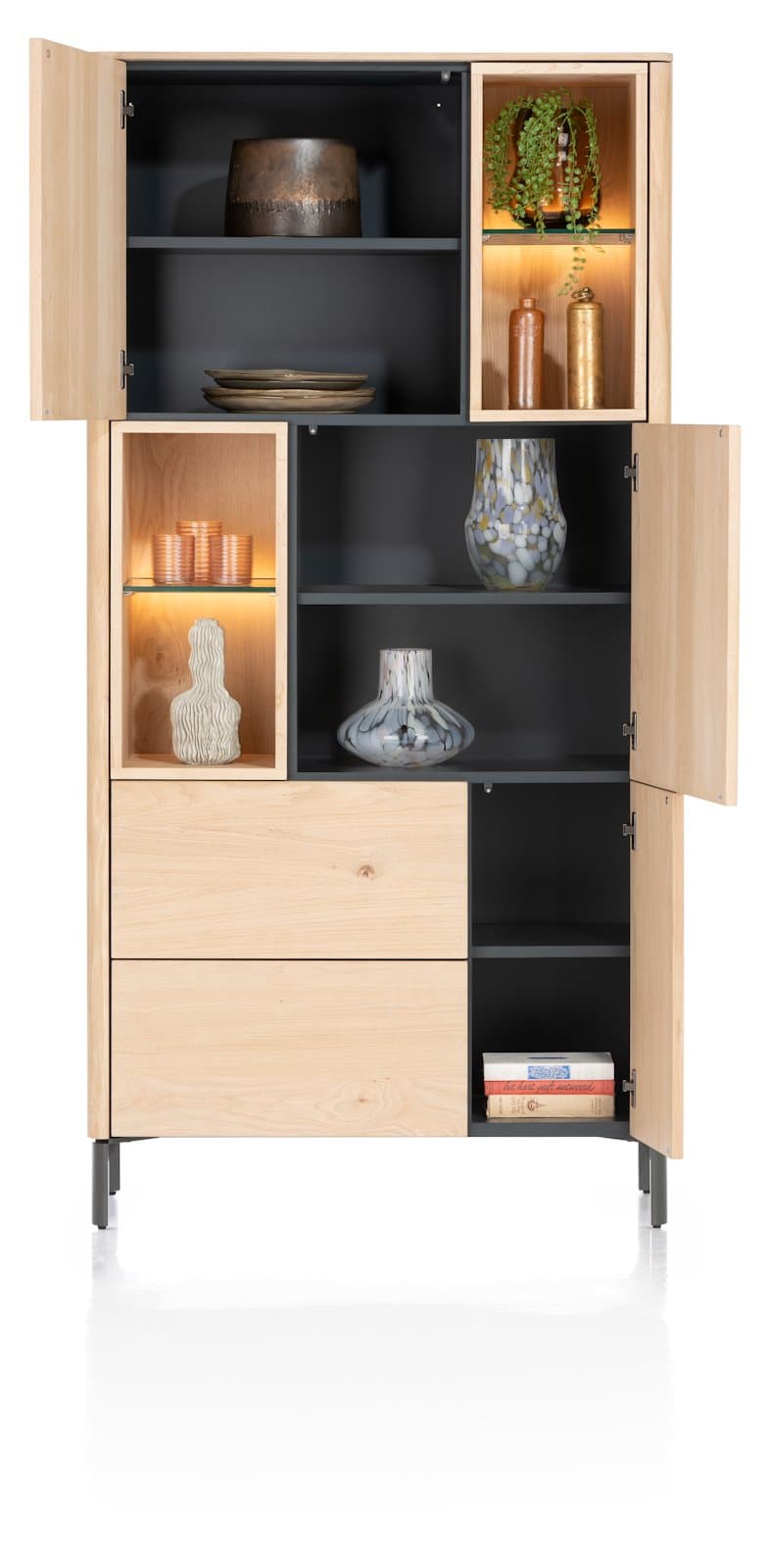 Bergkast 95cm 3d+2l+4n Trenton natural - 3