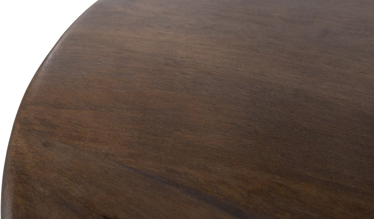 Salontafel Zody Ø80 Mangohout Walnoot - 4