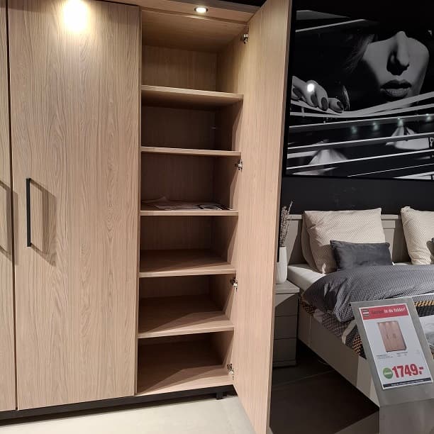 kledingkast Bruce B180 x H220 x D65,2 - 2